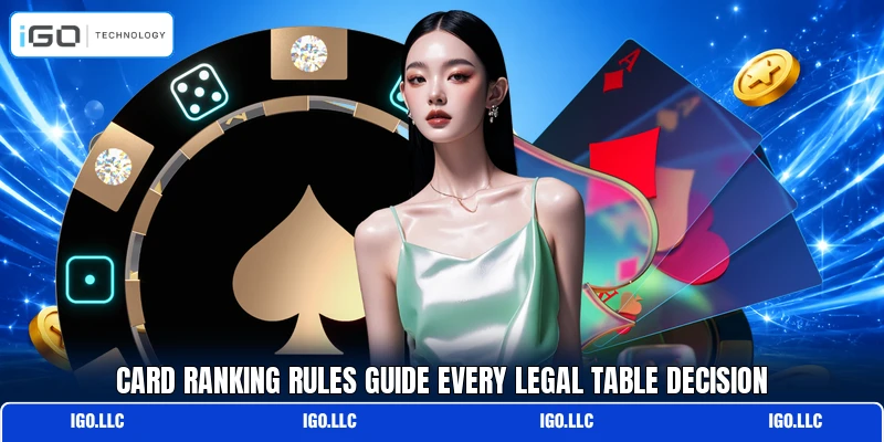 Card ranking rules guide every legal table decision