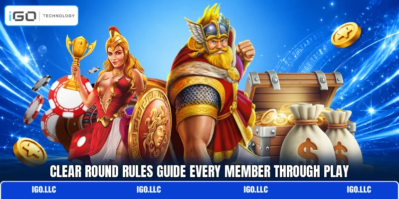Clear round rules guide every member through play