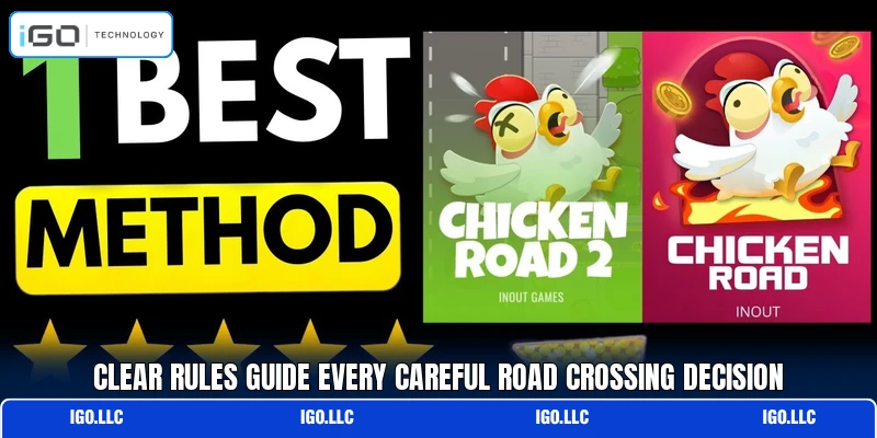 Clear rules guide every careful road crossing decision