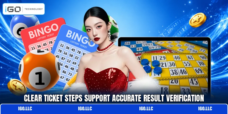 Clear ticket steps support accurate result verification