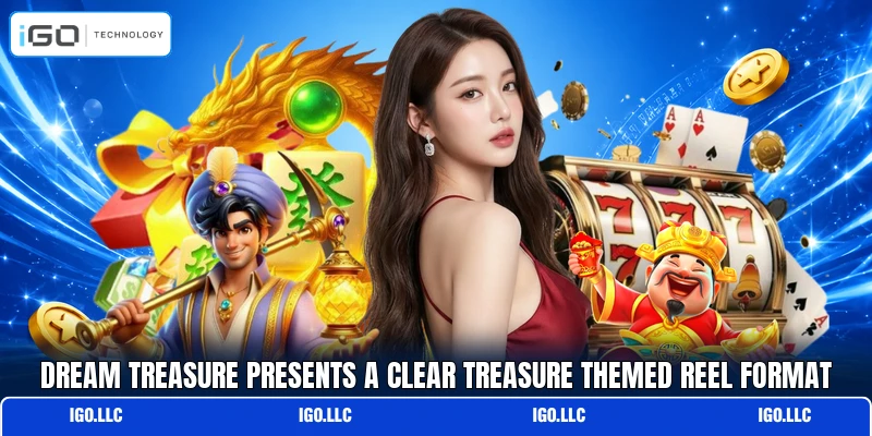 Dream Treasure presents a clear treasure themed reel format