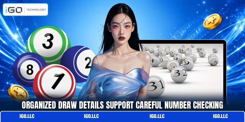 Organized draw details support careful number checking