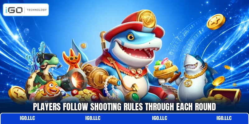 Players follow shooting rules through each round