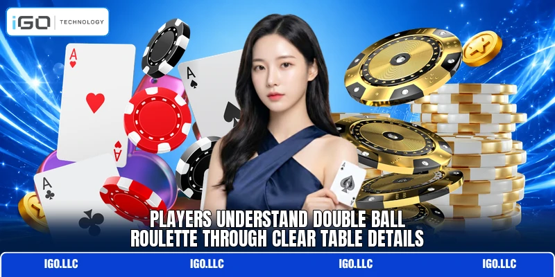 Players understand Double Ball Roulette through clear table details