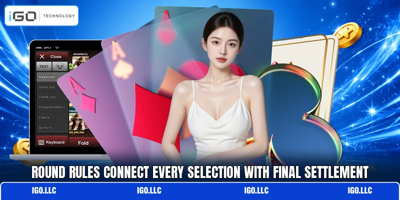 Round rules connect every selection with final settlement