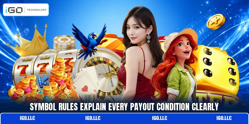 Symbol rules explain every payout condition clearly