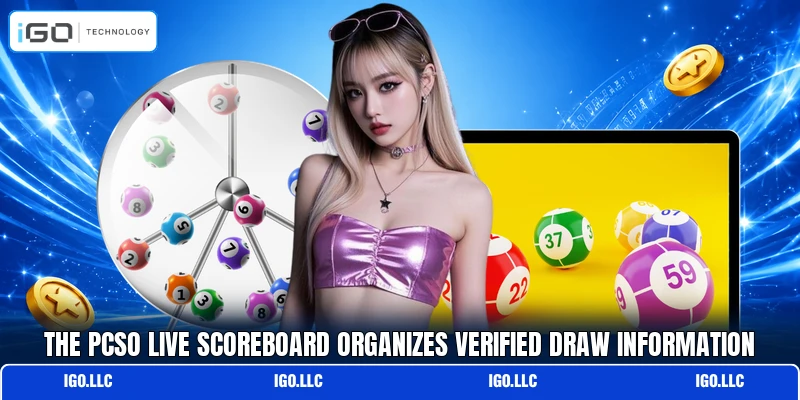 The pcso live scoreboard organizes verified draw information