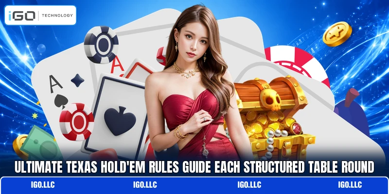 Ultimate texas hold'em rules guide each structured table round